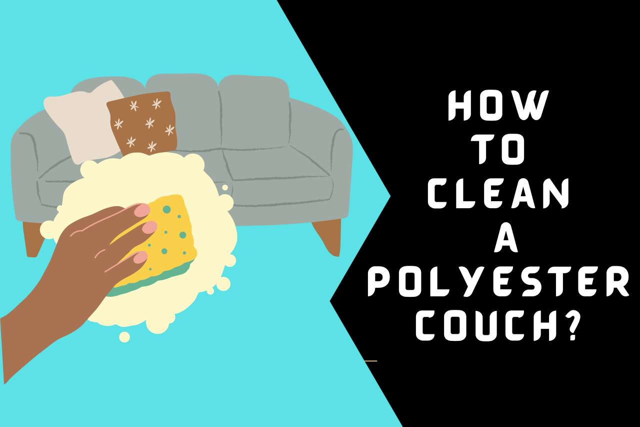 how to clean a polyester couch