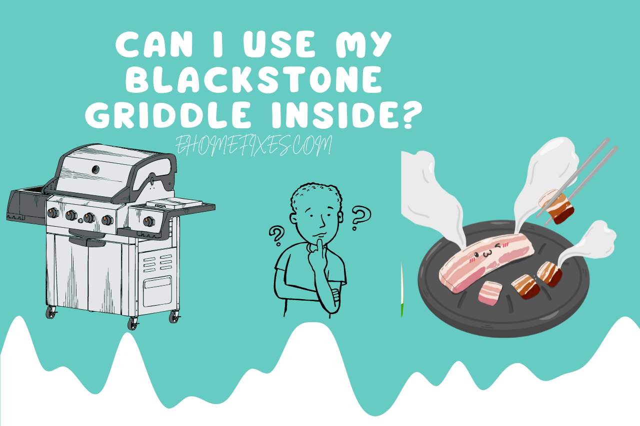 can i use my blackstone griddle inside