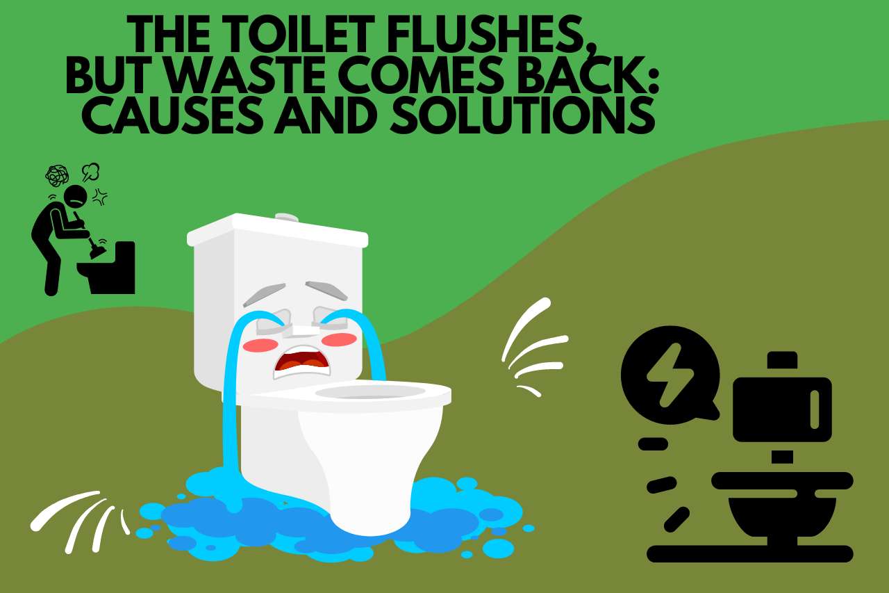 The Toilet Flushes But Waste Comes Back