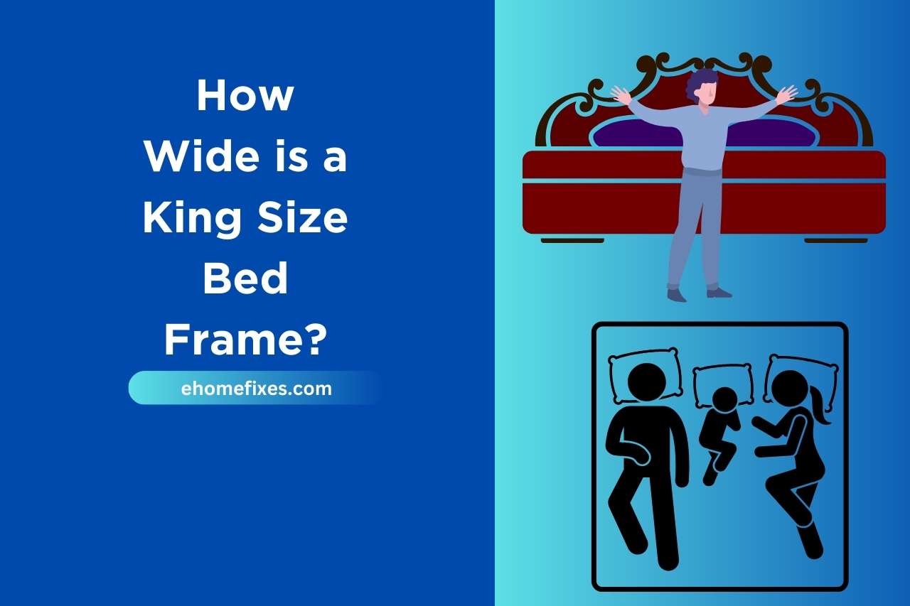 how wide is a king size bed frame